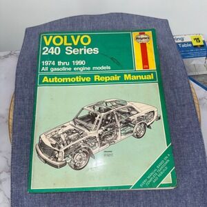 Haynes Volvo 240 Series Repair Manual 1974-1990 Gasoline Models